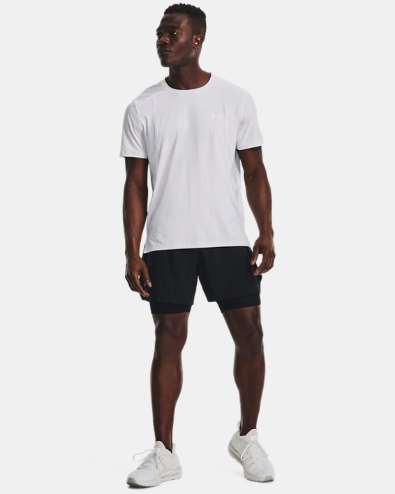 남성 UA 아이소-칠 런 레이저 티셔츠 in White image number 2